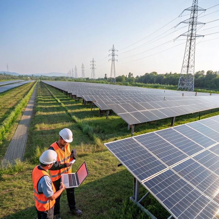 Automated Solar Panel Cleaning