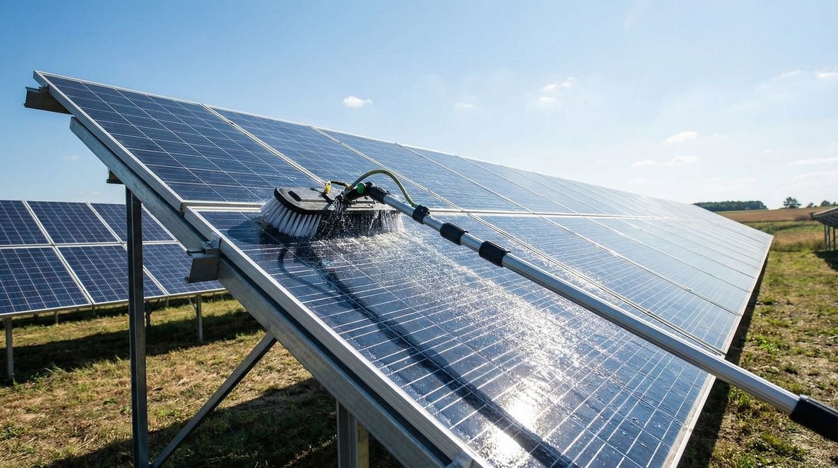 Solar Panel Cleaning Robot Services